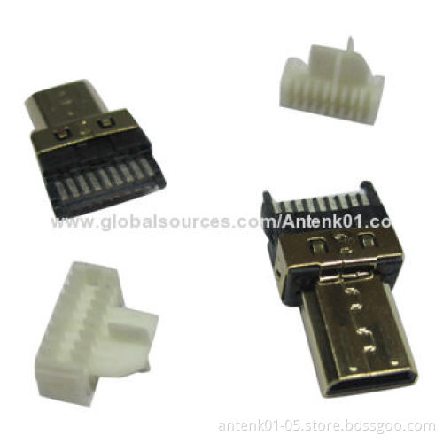 HDMI D Type Male Solder Connector
